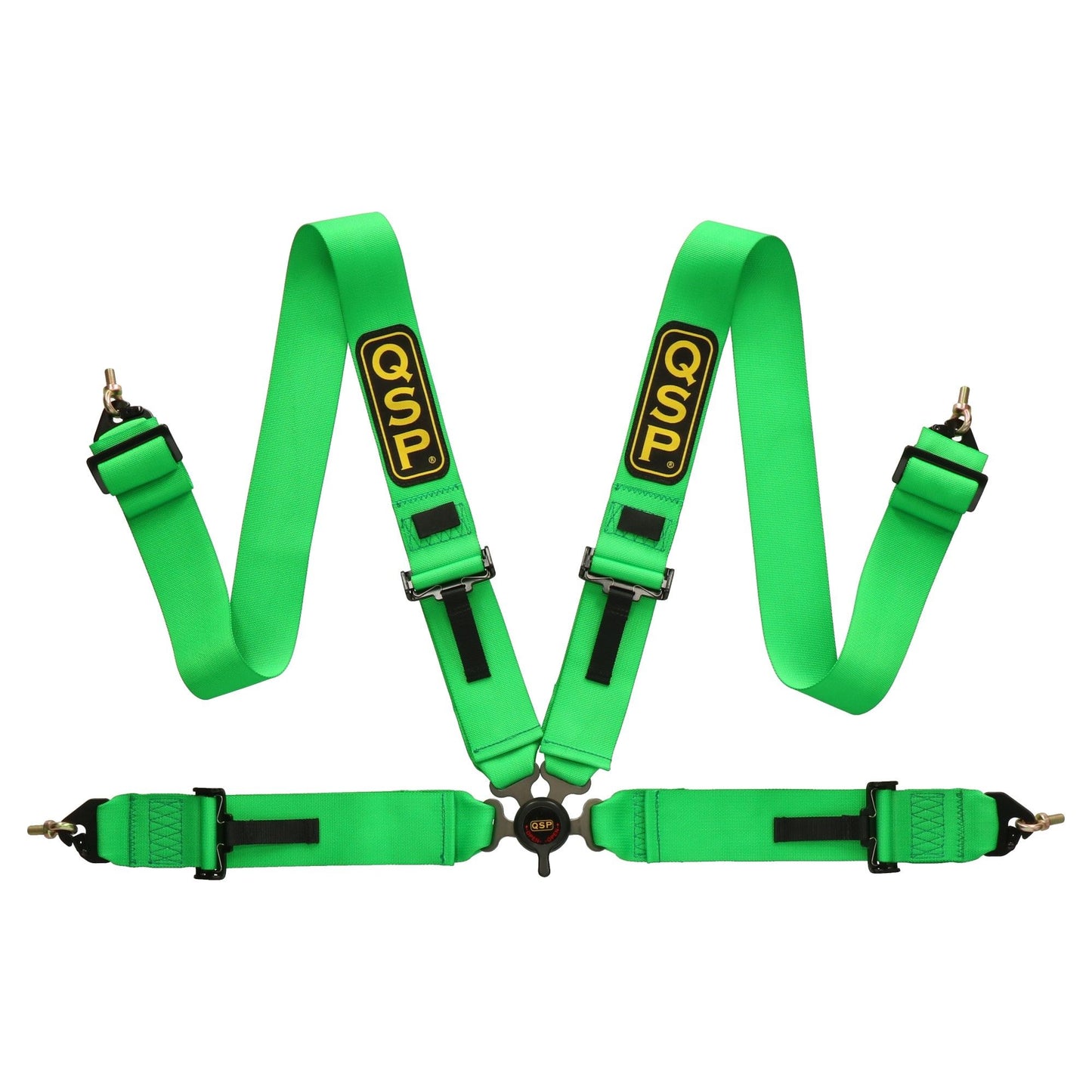 QSP - Seat Belt 4-P 3/3 - NON FIA - Green