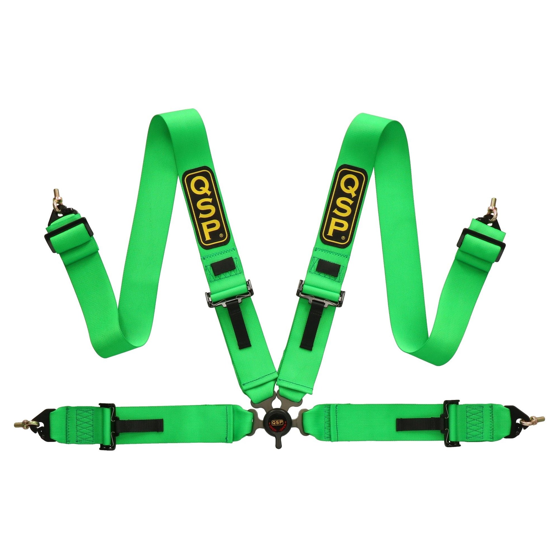 QSP - Seat Belt 4-P 3/3 - NON FIA - Green