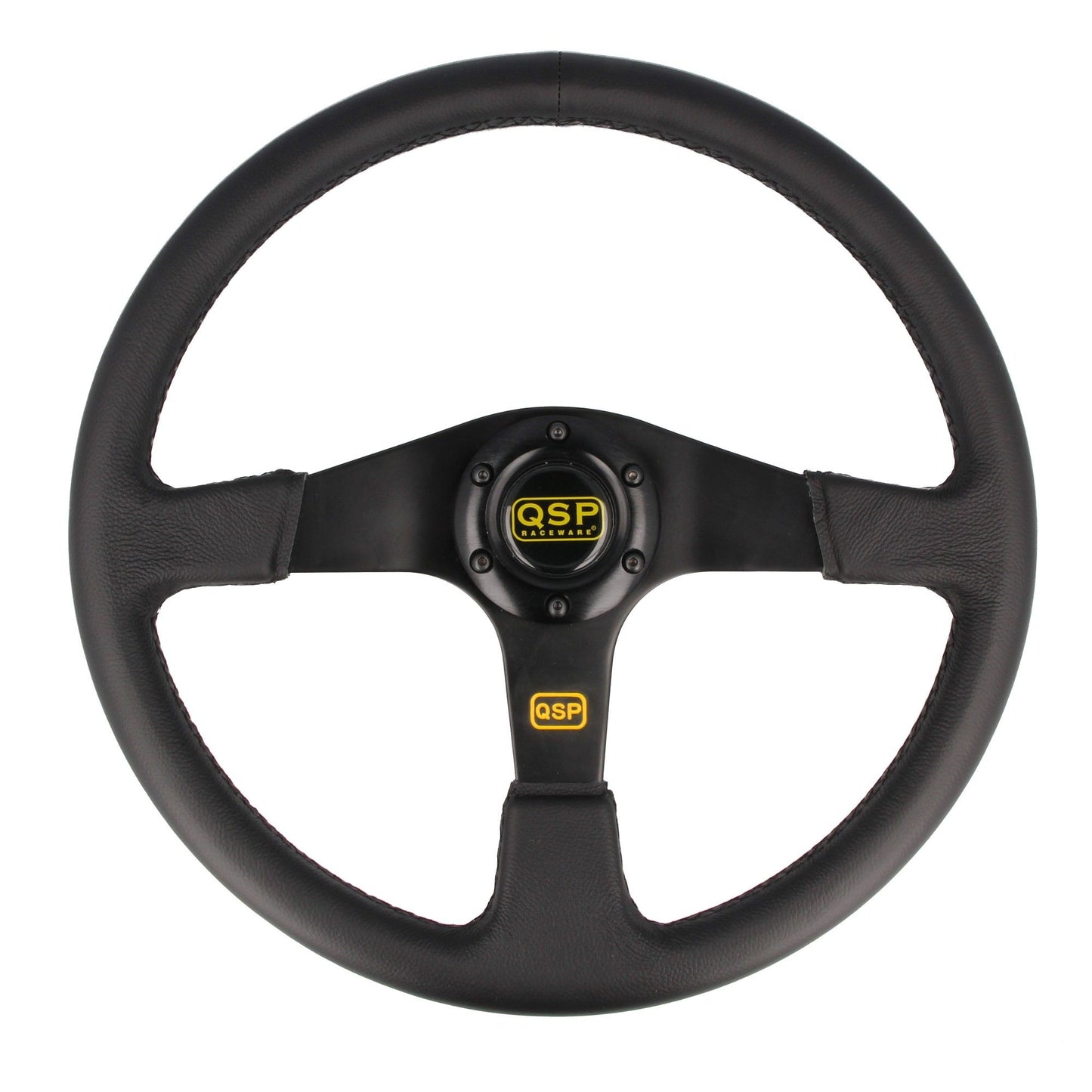 QSP - sports steering wheel leather - 380 mm - flat