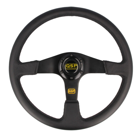 QSP - sports steering wheel leather - 380 mm - flat