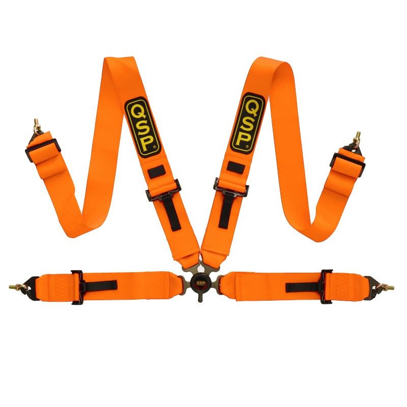 QSP - Seat Belt 4-P 3/3 - NON FIA - Orange