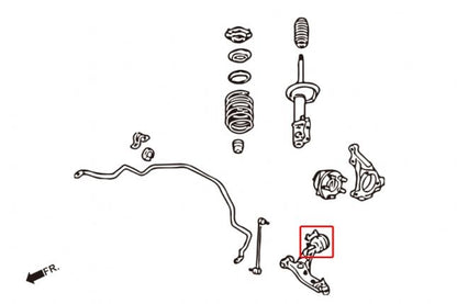 Hardrace - Front Lower Arm Bushing Ford Mondeo, Volvo S60, V60