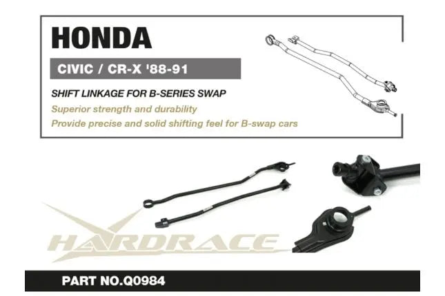 Hardrace - B-series Swap Shift Linkage Honda CRX, Civic