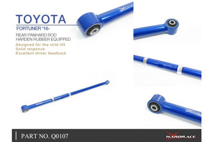 Hardrace - Toyota Fortuner tagumine Panhard Rod