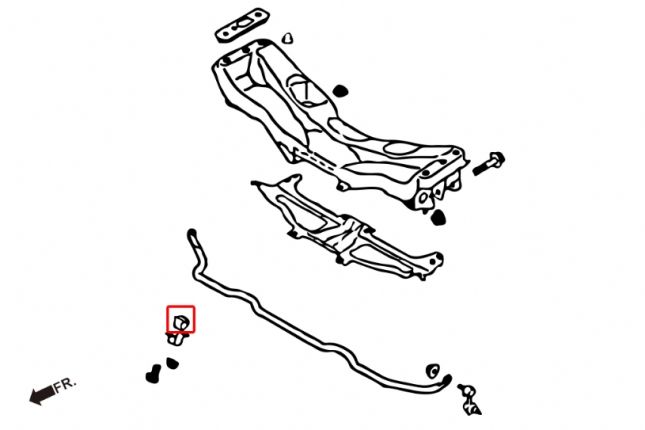 Hardrace - Tugevdatud stabilisaatori puks Subaru Legacy/Outback