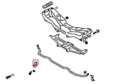 Hardrace - Tugevdatud stabilisaatori puks Subaru Legacy/Outback