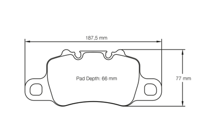 Pagid - S4925R29001 - Pagid RSL 29 Brake Pads; Rear