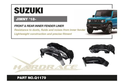 Hardrace - Front & Rear Inner Fender Liner Suzuki Jimny