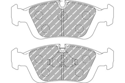Ferodo - FER-FCP725R - Ferodo DS3000 piduriklotsid; Esisild