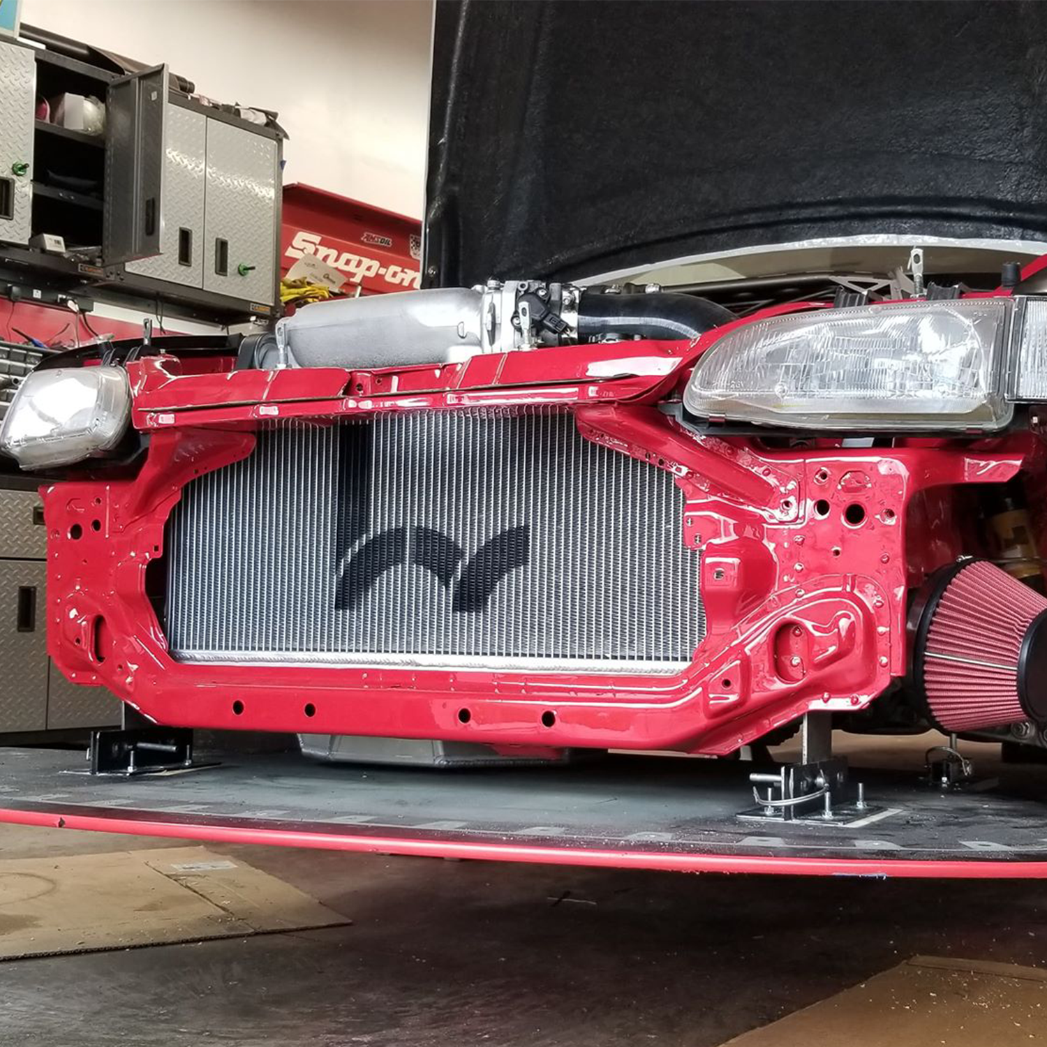 Hybrid Racing - K-Swap Fullsize Radiator (92-95 Civic & 93-97 Del Sol w/ K-Swap) - HYB-RAD-01-08