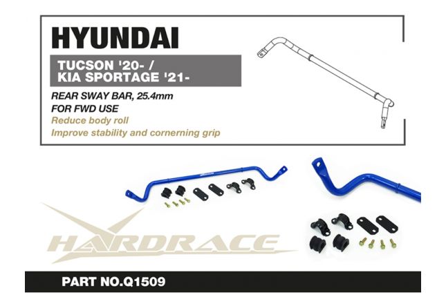 Hardrace - Rear Sway Bar Hyundai Tucson, Kia Sportage