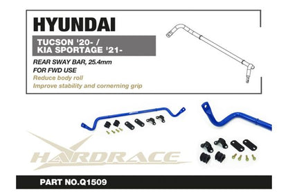 Hardrace - Rear Sway Bar Hyundai Tucson, Kia Sportage