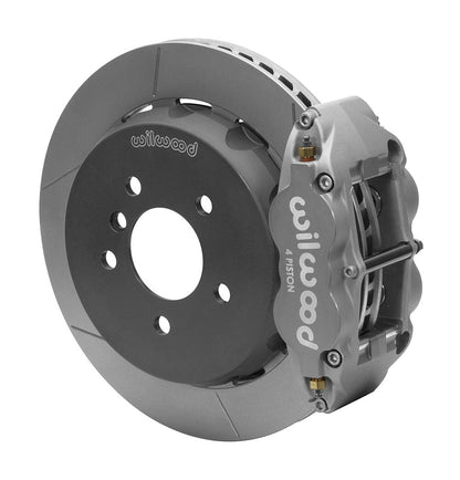 Wilwood - 140-16017 - Wilwood Big Brake Kit - Rear - 330x25mm Bi-Slotted - Superlite 4R Anodized - WIL-140-16017