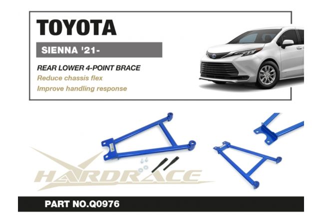Hardrace – Tagumine alumine jäikustala Toyota Sienna