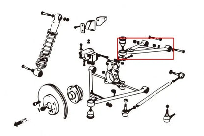 Hardrace - Rear Upper Arm Lotus Elise, Exige