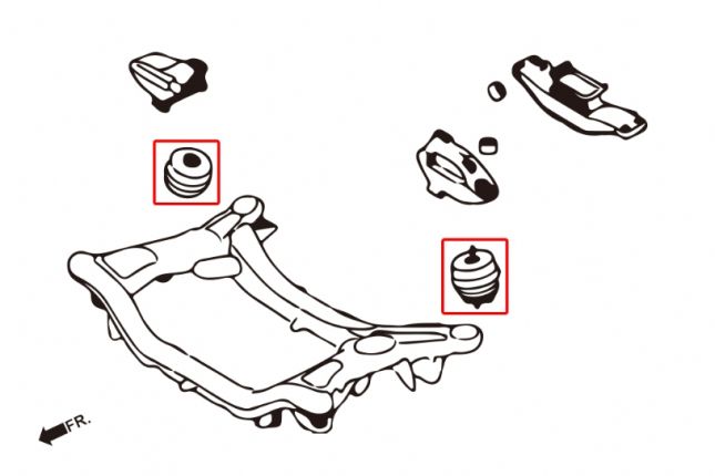 Hardrace - Harden Engine Mount Hyundai Genesis coupe