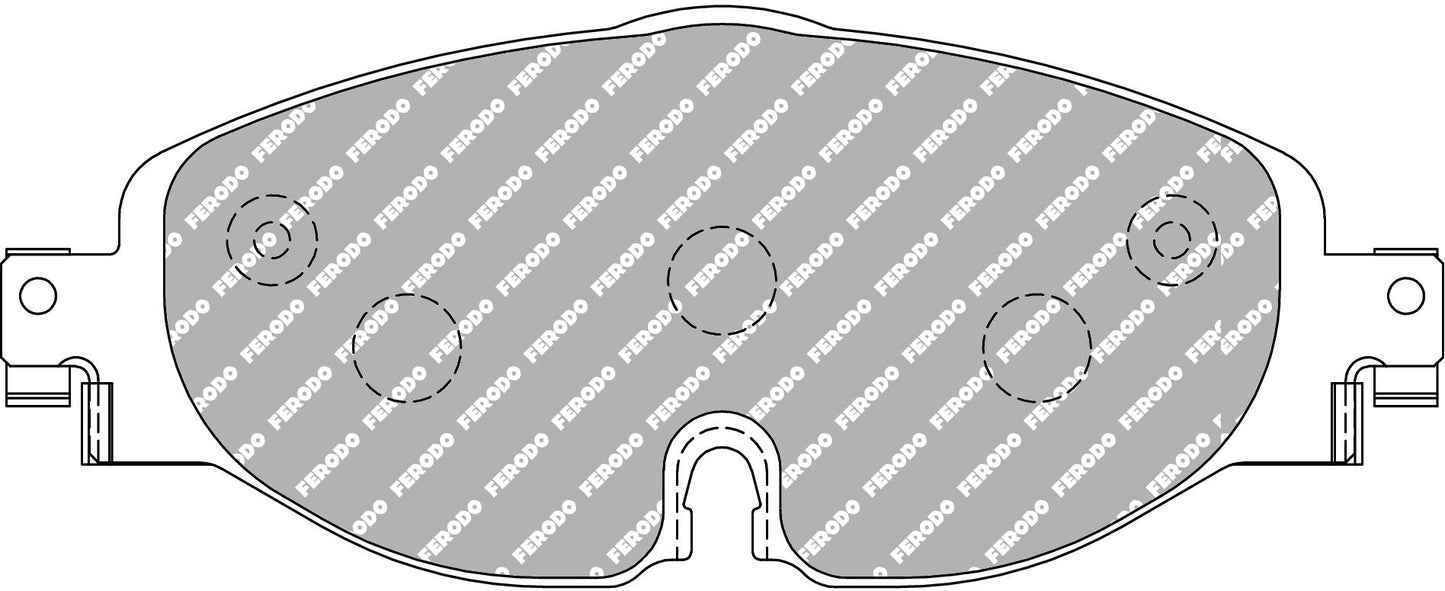 Ferodo - FER-FCP4433H - Ferodo DS2500 Brake Pads; Front