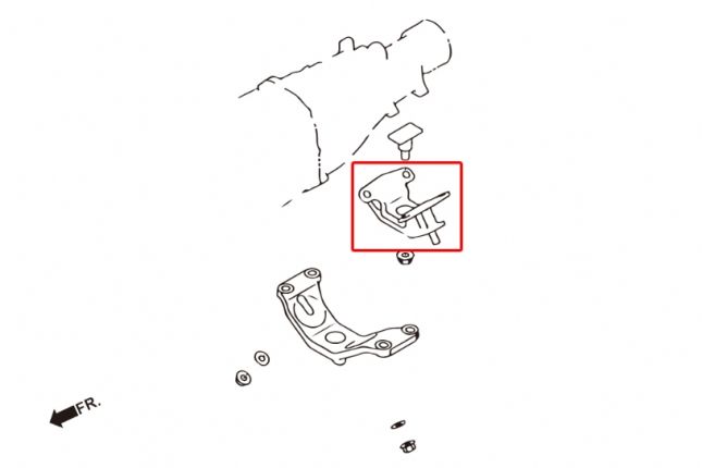 Hardrace - Harden Transmission Mount Scion FR-S, Subaru BRZ, Toyota 86