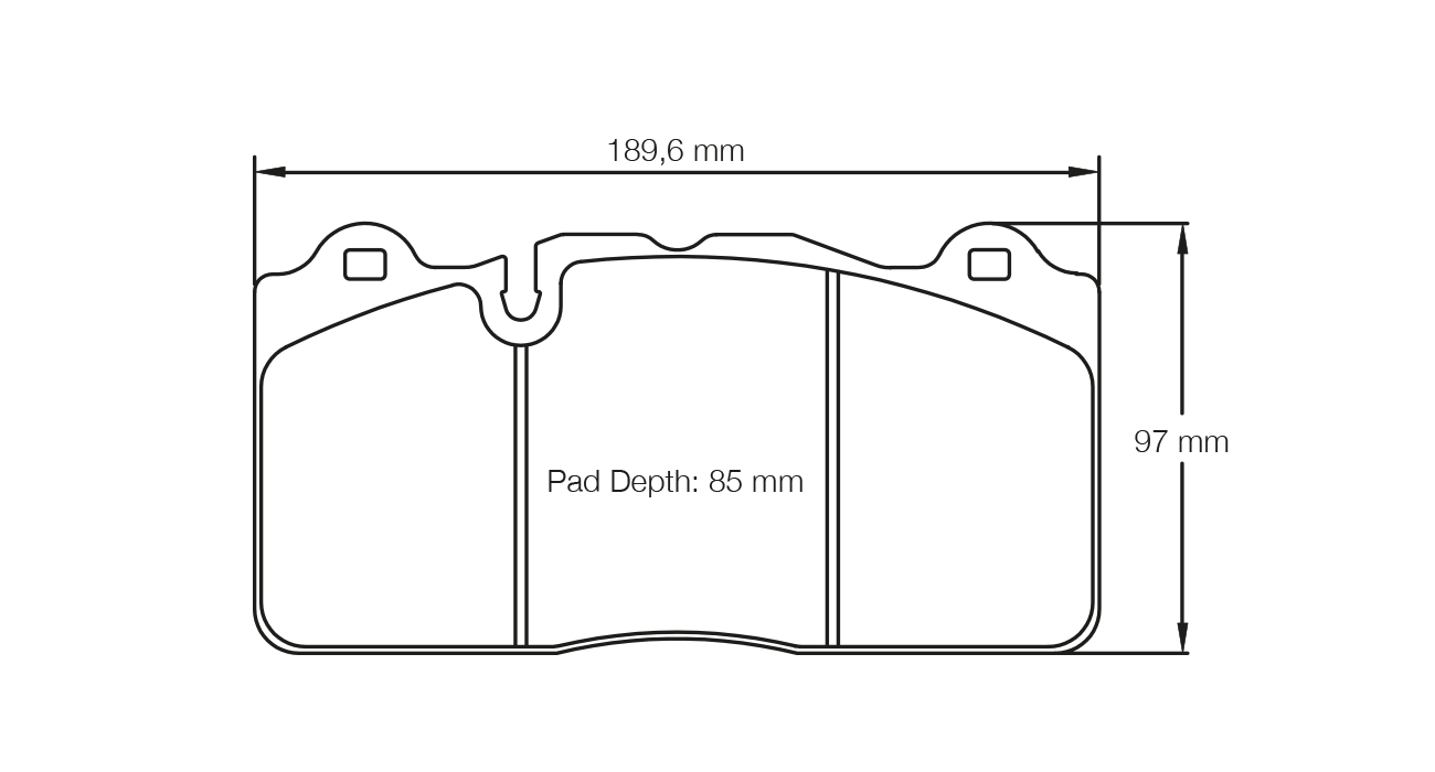 Pagid - S8091C01001 - Pagid RSC 1 Brake Pads; Front - PAG-S8091C01001