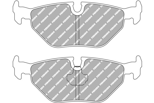 Ferodo - FER-FCP1301H - Ferodo DS2500 Brake Pads; Rear