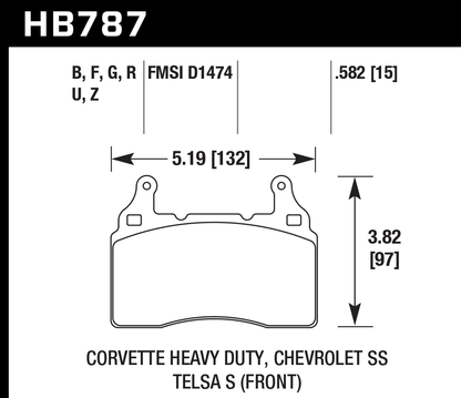 Hawk - HB787G.582 - Hawk DTC-60 Brake Pads; Front
Hawk
Be the first to review this product
Item #
HWK-HB787G.582