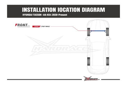 Hardrace - Front Strut Brace Hyundai Tucson