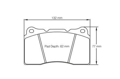 Pagid - S2487T01001 - Pagid RST 1 piduriklotsid; ees/taga