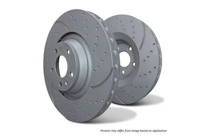 EBC - GD2220 - EBC GD Dimpled & Slotted Brake Discs; Front