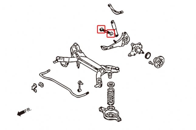 Hardrace - Rear Toe Arm Bushing Mazda 6