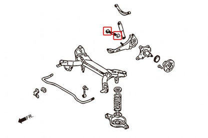 Hardrace - Rear Toe Arm Bushing Mazda 6