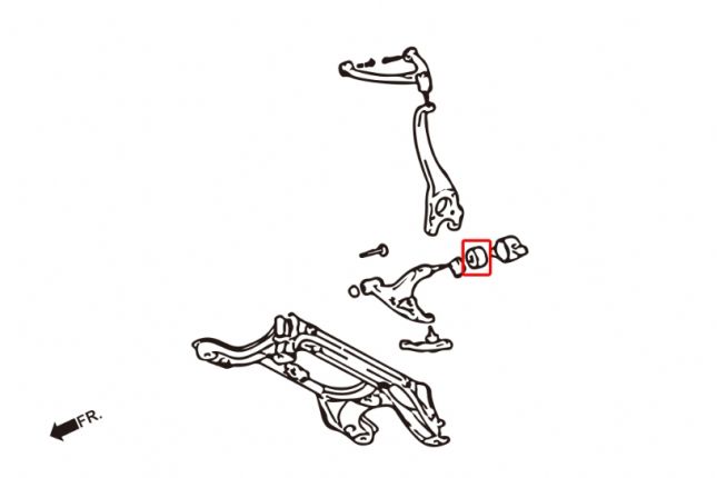 Hardrace - Front Lower Arm Bushing Lexus LS, Toyota Celsior