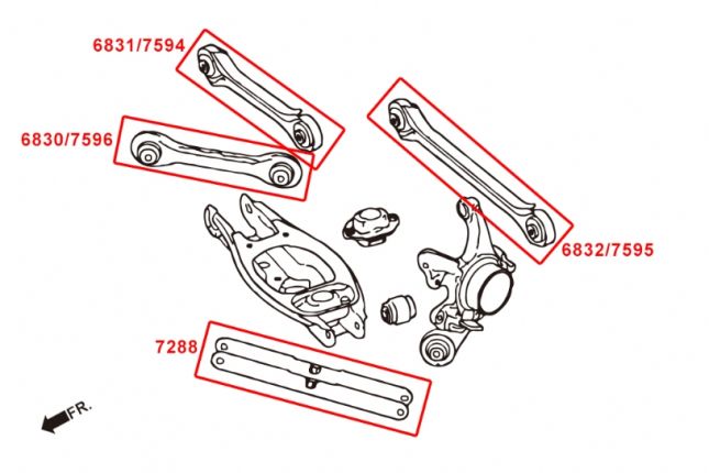 Hardrace - Rear Upper Arm Bmw 1 Series, 3 Series, X1