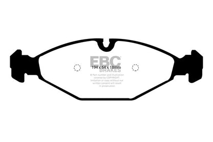 EBC - DP1009 - EBC Ultimax Brake Pads; Front