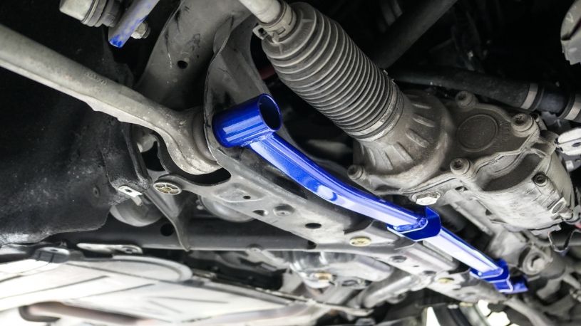 Hardrace - Front Lower Steering Rack Brace Bmw 1 Series, 3 Series - Q0233