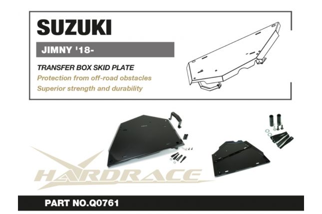 Hardrace - jaotuskasti põhjakaitse Suzuki Jimny