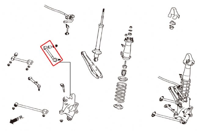 Hardrace - Rear Camber Kit Lexus, Toyota