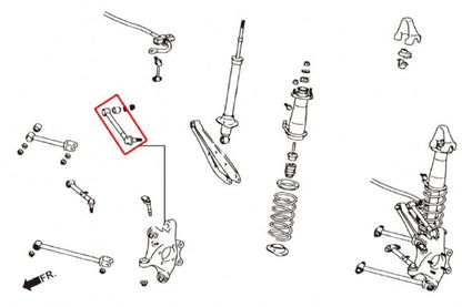 Hardrace - Rear Camber Kit Lexus, Toyota