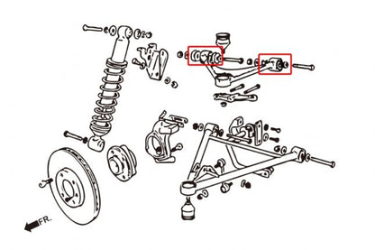 Hardrace - esiosa ülemise õõtsa puks Lotus Elise, Exige
