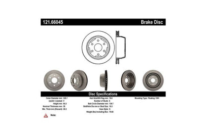 Centric - 121.66045 - C-Tek standardne piduriketta