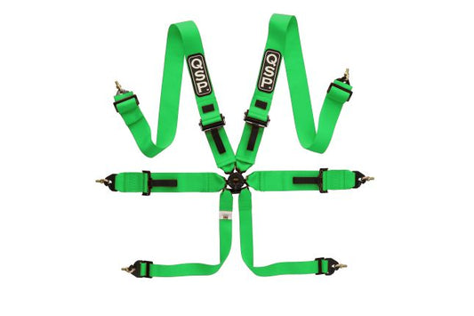 QSP - 6-point safety harness Pro Plus FIA - Green