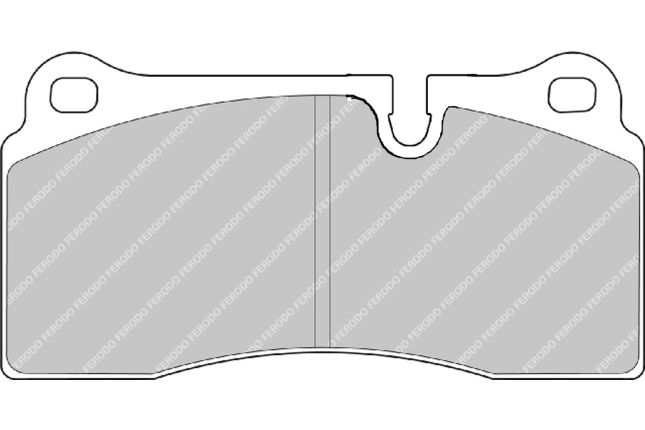 Ferodo - FER-FCP1281H - Ferodo DS2500 Brake Pads; Front/Rear