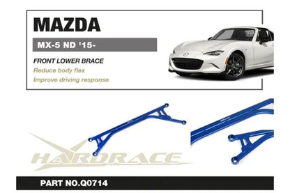 Hardrace - esiosa alumine tugivarras Mazda MX-5 Miata