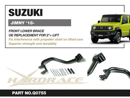 Hardrace - Front Lower Brace Suzuki Jimny
Hardrace
Be the first to review this product
Item #
Q0755