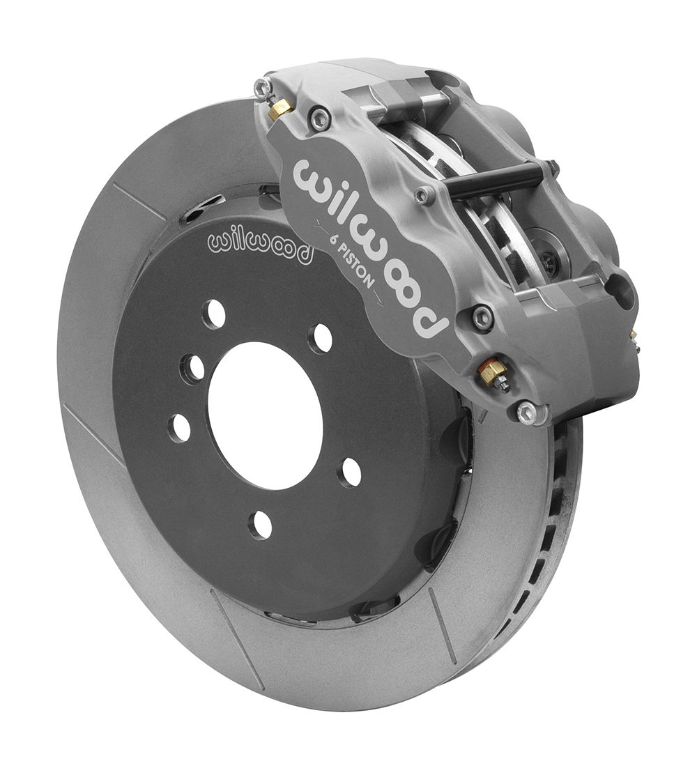 Wilwood - 140-16005 - Wilwood Big Brake Kit - Front - 332x32mm Bi-Slotted - Forged Superlite 6R Anodized - WIL-140-16005