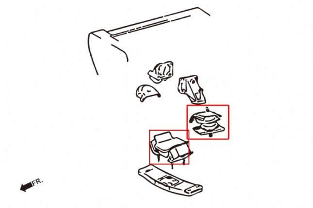 Hardrace – tugevdatud mootorikinnitus Lexus GS, SC, Toyota Soarer