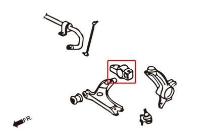 Hardrace - Esi- ja alumise õõtshoova puks Audi, Seat, Skoda, Volkswagen