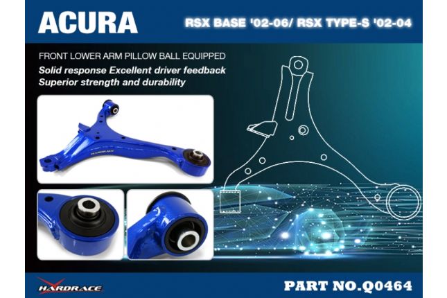 Hardrace - Front Lower Arm Honda Integra