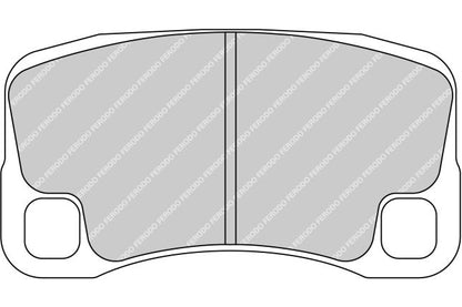 Ferodo - FER-FRP3143H - Ferodo DS2500 piduriklotsid; Tagumine