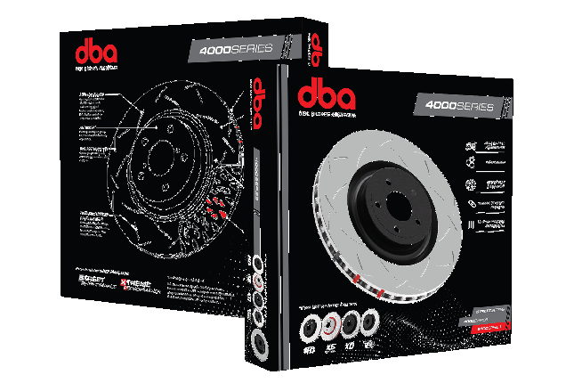 DBA - DBA42287S - 4000 seeria T3 pidurikettad; tagumine