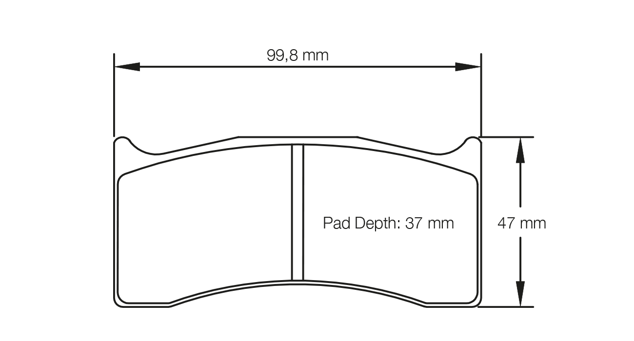 Pagid - E8000R4201 - Pagid RS 42 Brake Pads; - PAG-E8000R4201